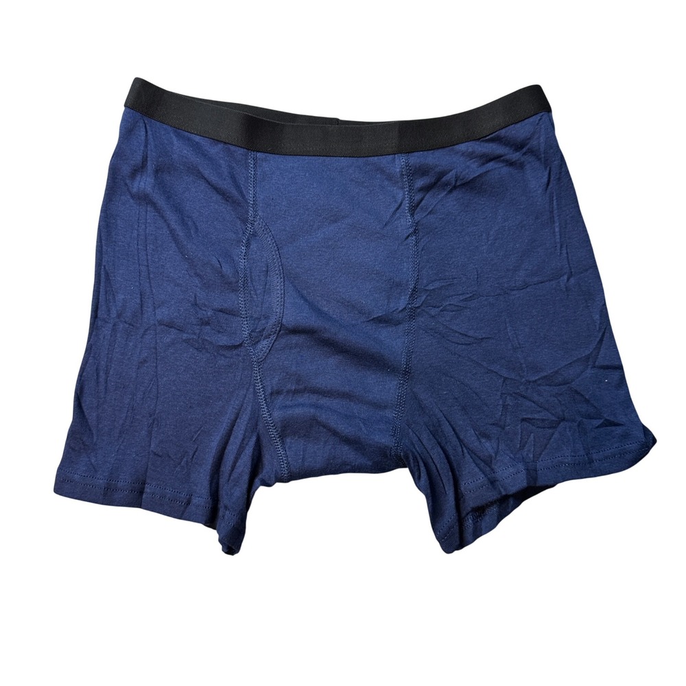 Wonder Nation Boxer Briefs Boys XL 14-16 Husky Blue Solid Cotton Underwear 34357